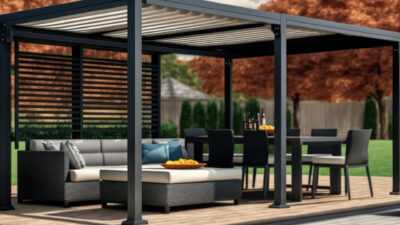 3 raisons d'aménager votre terrasse avec une pergola en aluminium