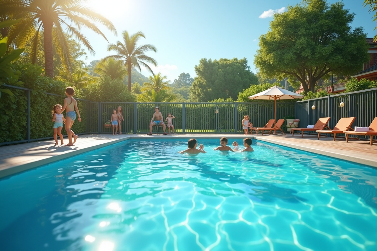 clôture piscine